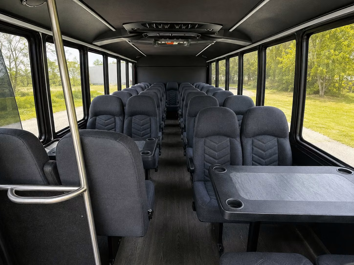 15 passenger minibus inside