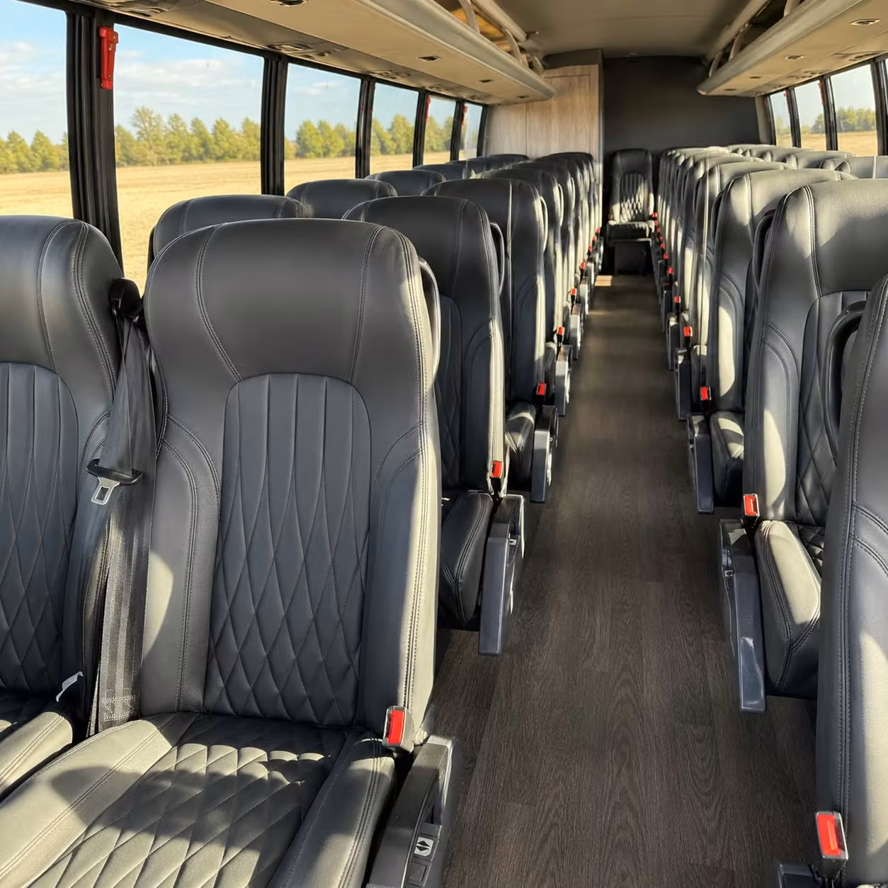 35 passenger minibus inside