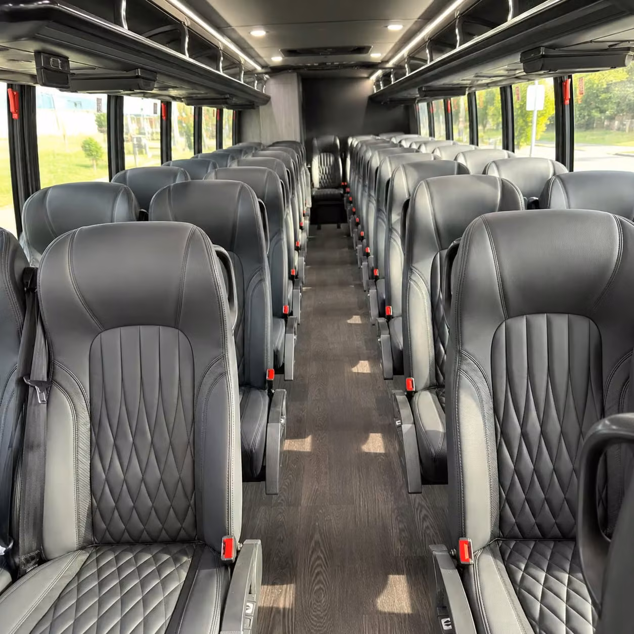 35 passenger minibus interior