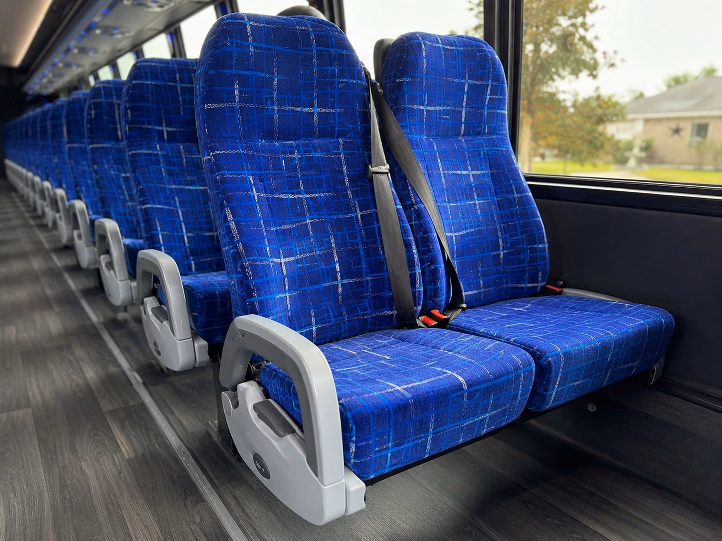 pomona charter bus interior