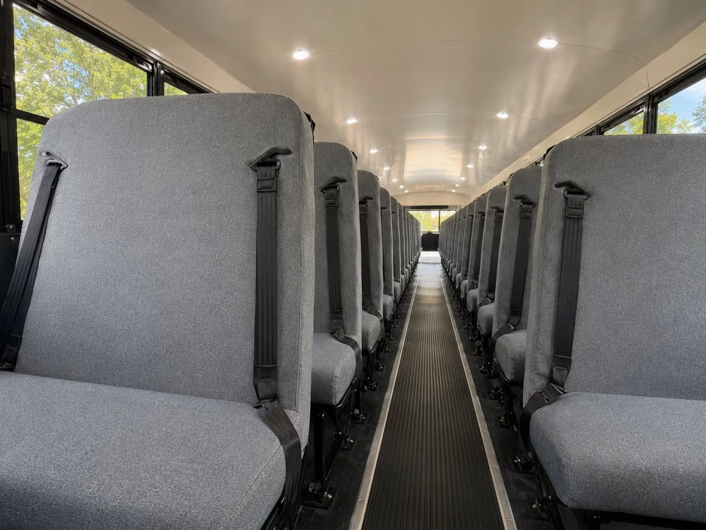school bus interior