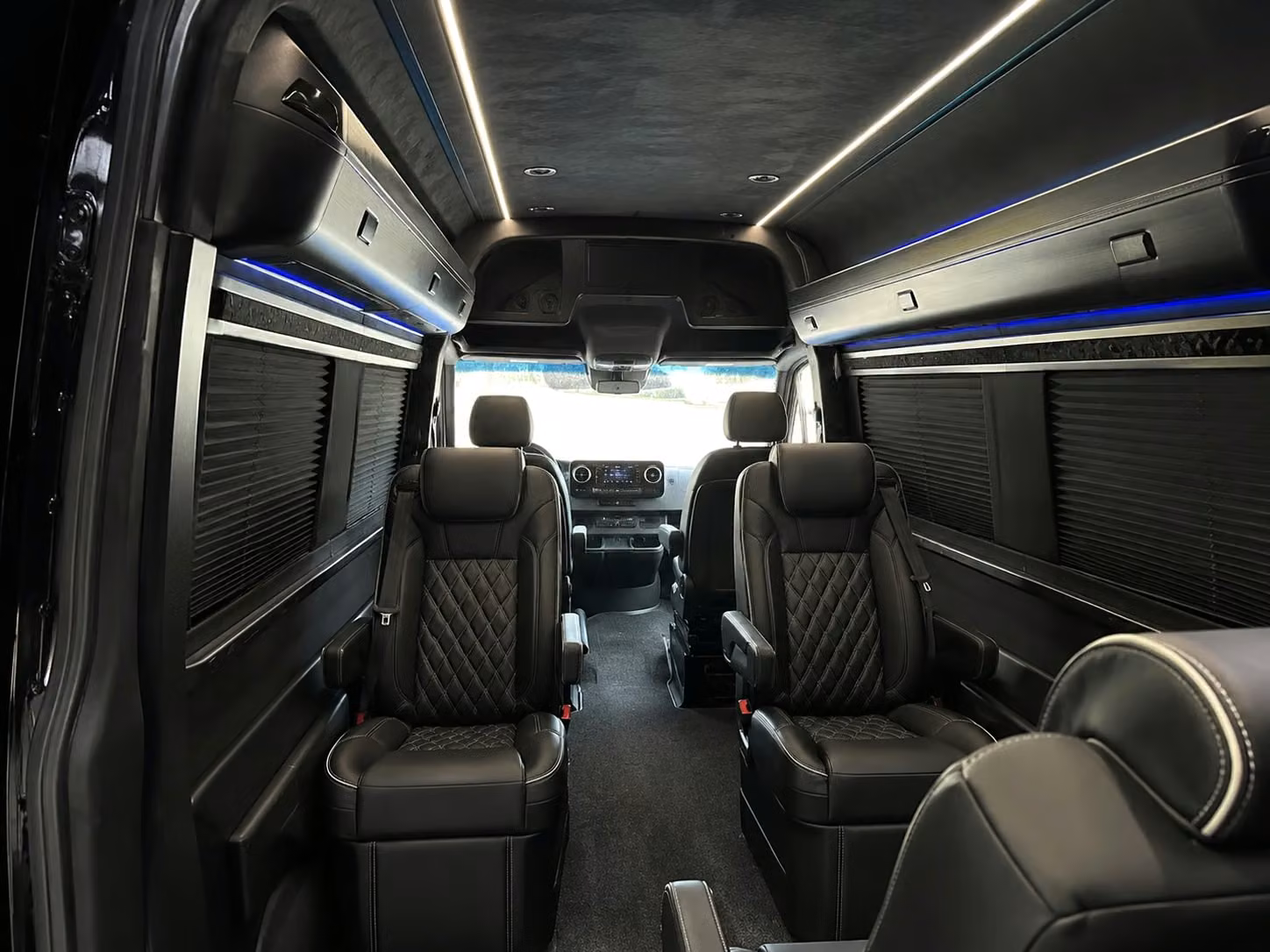 sprinter van with driver interior